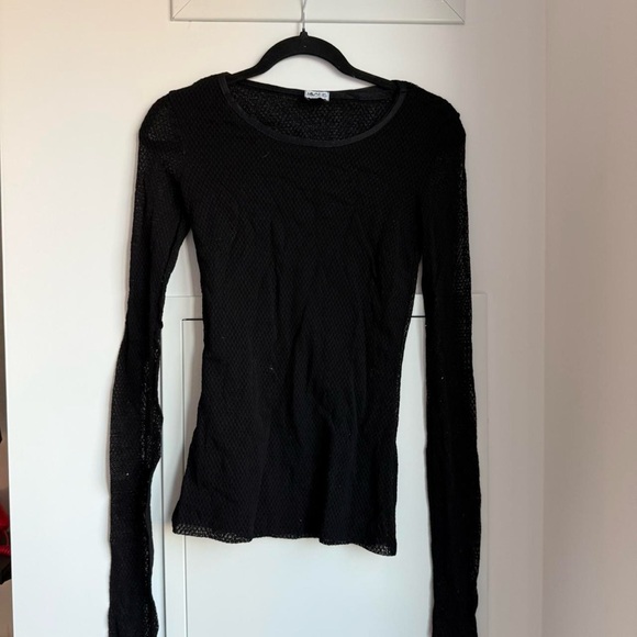 Dolce and gabbana black Mesh Long Sleeve Top - Picture 5 of 5